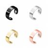 Rose Gold Magnetic Therapy Couple Bangles - Open Smooth Design for Men & Women