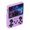 Handheld-Retro-Spielkonsole Lila Farbe 3,5 Zoll Tragbarer Spiel-Player für Zuhause und unterwegs 256G