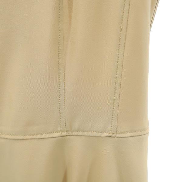 FOXEY Made In Japan No Sleeve Balloon One Piece 38 Beige Back Zip Women Used