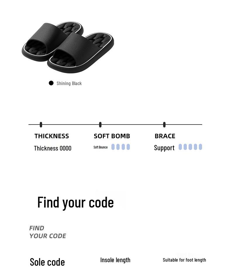 Herren Schnelltrocknende Rutschfeste Duschslipper - Sommer Drainage-Design für Innen-/Badezimmergebrauch