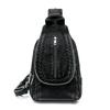 Small Backpack Women's Lightweight Retro Large Capacity Chest Bag Multi-function Backpack