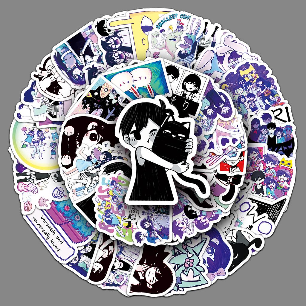 50 Graffiti-Sticker Personalisierte Cartoon-Spiel Kreative Dekorative Wasserbecher Handyhülle Computer-Sticker