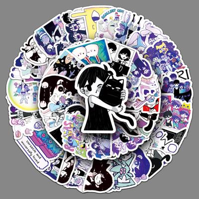 50 Graffiti Stickers Personalized Cartoon Game Creative Decorative Water Cup Mobile Phone Case Computer Stickers