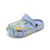 Summer New Men's and Women's Slippers Bag Head Non-slip Cute and Durable Cartoon Home Outdoor Graffiti Beach Hole Shoes