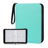 Durable 400 Double Sided Album Holder Organizer Display Gathering Card Toy Zip 400 Cards Album Display Holder for Sports Cards