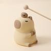 Lovely Capybara Silicone Table Nightlight, Warm Glow, Soft Touching Control USB Charging for Kids Room