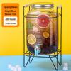 Glass Beverage Dispenser with Faucet