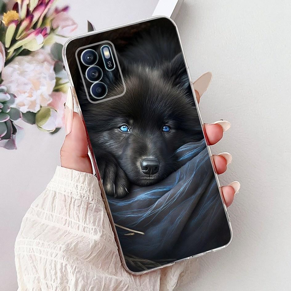 Für OPPO Reno 6 6Z 5G Hülle CPH2237 CPH2251 Cover Mode Blume Weiches Silikon Stoßfänger auf OPPO Reno6 Pro CPH2249 Reno6 CPH2235 Kappe