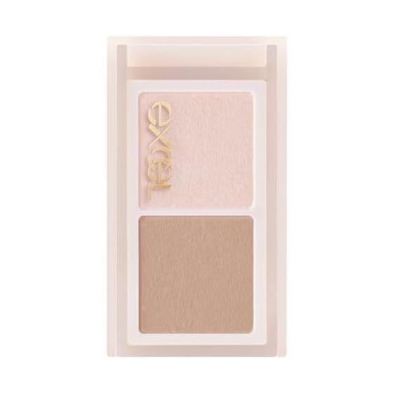 excel Eye Nuancer EN02 Fuzzy Cotton Тени для век Приглушенный макияж Цветовая коррекция Контроль цвета Выделение Высветление