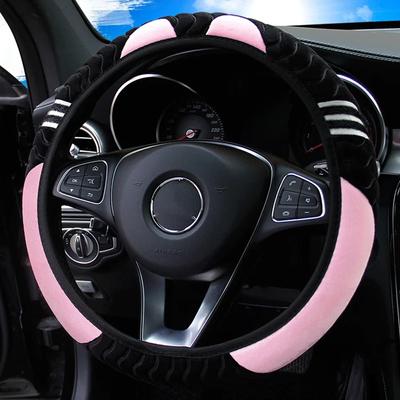 Lindo Cubre Volante de Coche de Monstruo Pequeña Decoración de Estilo Cubiertas Elásticas para Volante para Hombres Mujeres Invierno Cubierta Cálida de Felpa