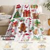 Christmas Themed Knitted Flannel Blanket Soft Comfortable Bedding For Sofa Office Gift Camping Travel Lightweight For All Season