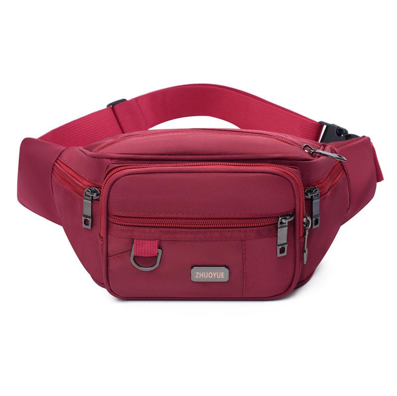 

Поясная сумка, Новая мода, Большая вместимость, Спортивная маленькая поясная сумка, Сумка через плечо, Нагрудная сумка, Сумка через плечо, Повседневная сумка красный