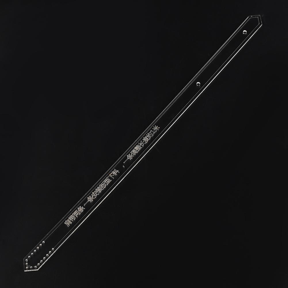 Lederhandwerk Klare Acryl Schultertasche Runde Tasche Muster Schablone Vorlage DIY JBX 32