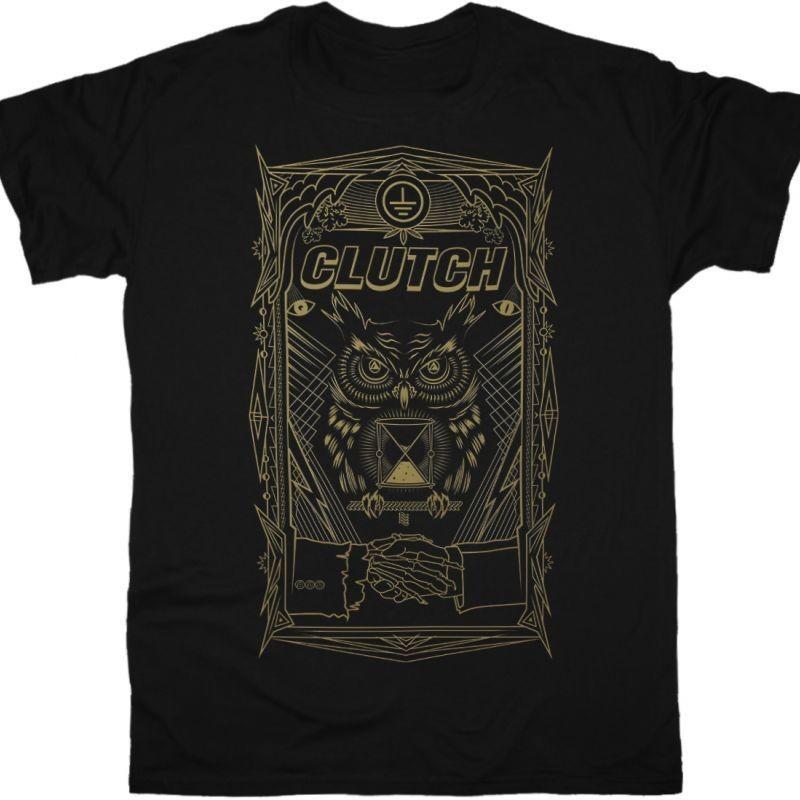 Clutch All Seeing Owl Black T-Shirt S разноцветный