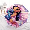 Fantasy Fairy Stitch Themed Automatic opening and closing folding umbrella, 8-rib windproof, compact travel design, suitable for all occasio