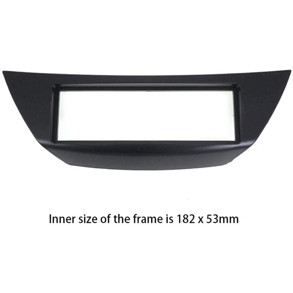 VC-Innovative-1 Din Car Radio Facia For Renault Laguna III 2007 DVD Stereo CD Panel Dash Kit Trim Fascia Dashboard Frame Black