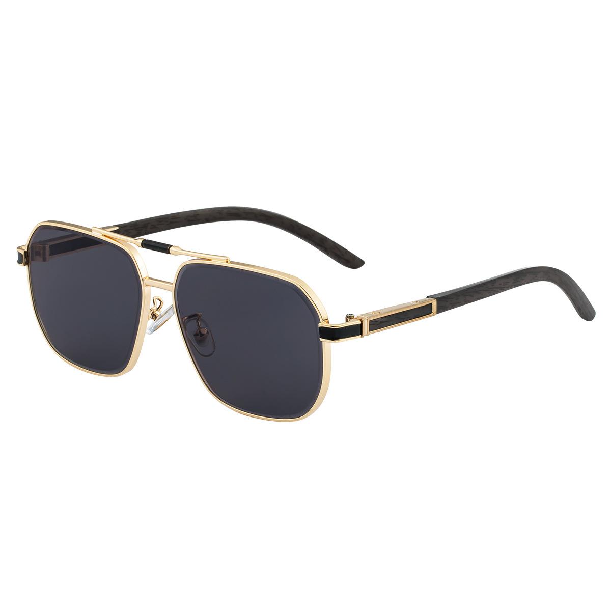JYL TS Men s Retro Square - Wood-Grain Temple Premium Sun Protection WF-5G239 c-448 кеппел