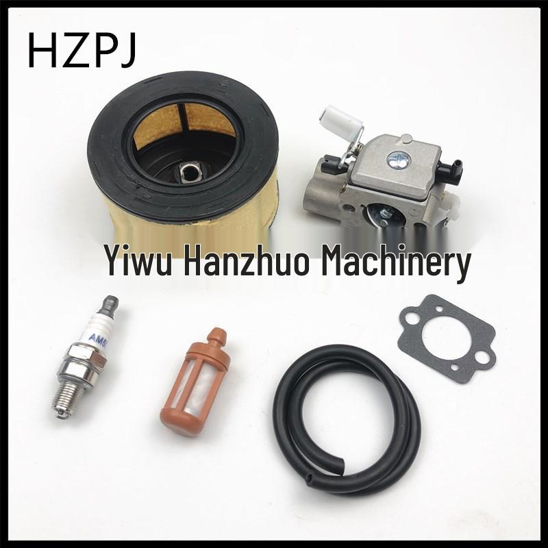MS251C Chainsaw Carburetor & Accessories Kit: Air Filter, Spark Plug, Fuel Filter, Fuel Line