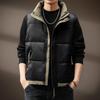 Men's Winter White Duck Down Vest - High-End, Lightweight, Stand-Up Collar, Warm and Thickened Sleeveless Outerwear