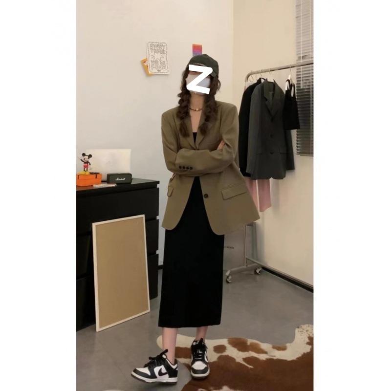 Pure desire versatile long casual temperament slim vest dress new sleeveless bottom suspender skirt