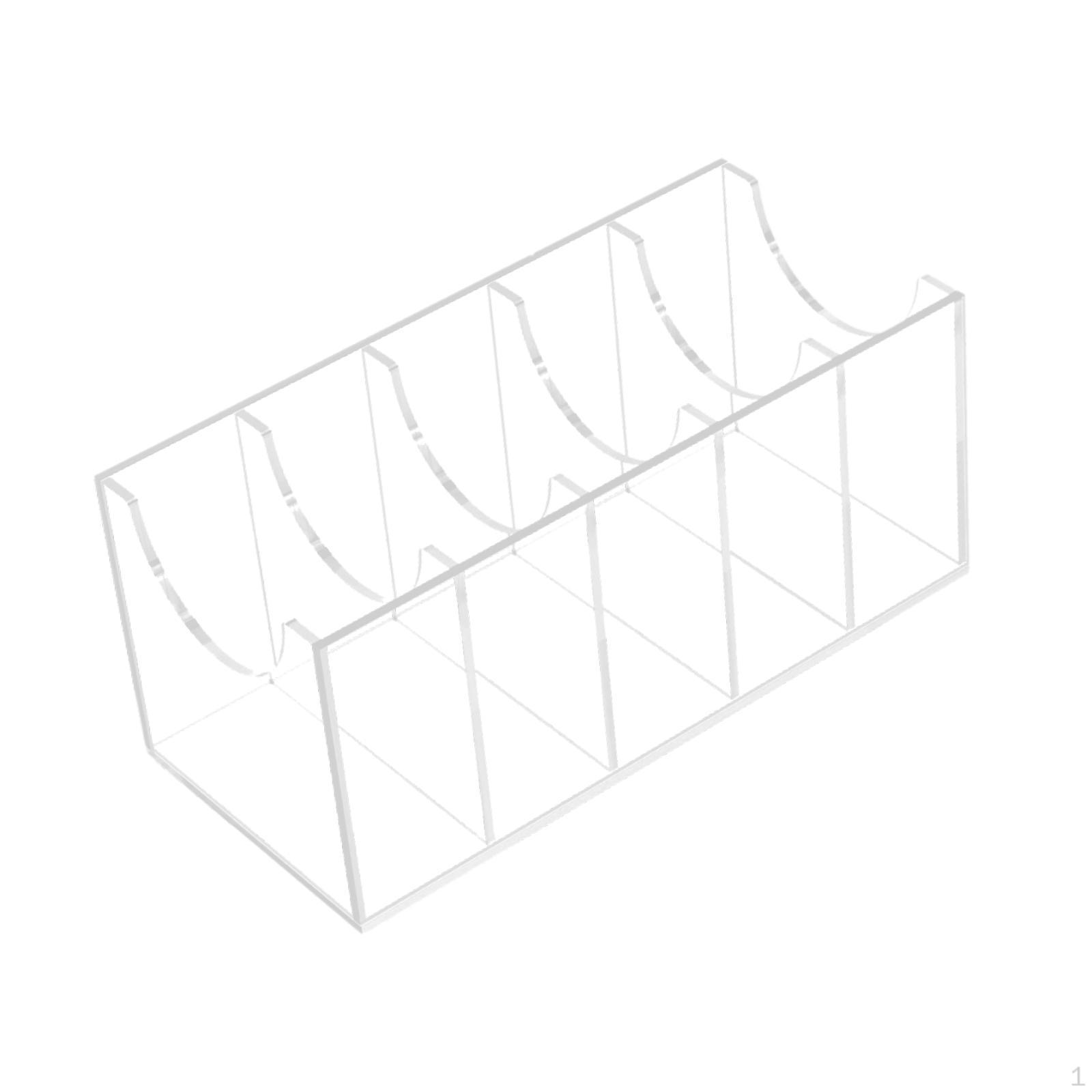 

Акриловый органайзер на пояс, стойка, держатель для хранения, несколько отделений для макияжа в виде галстука-бабочки 5 Compartments