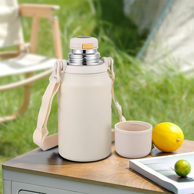 316 Large-capacity Portable Vacuum Flask, Stainless Steel Outdoor Vacuum Flask, Children's Water Cup, Portable Vacuum Flask