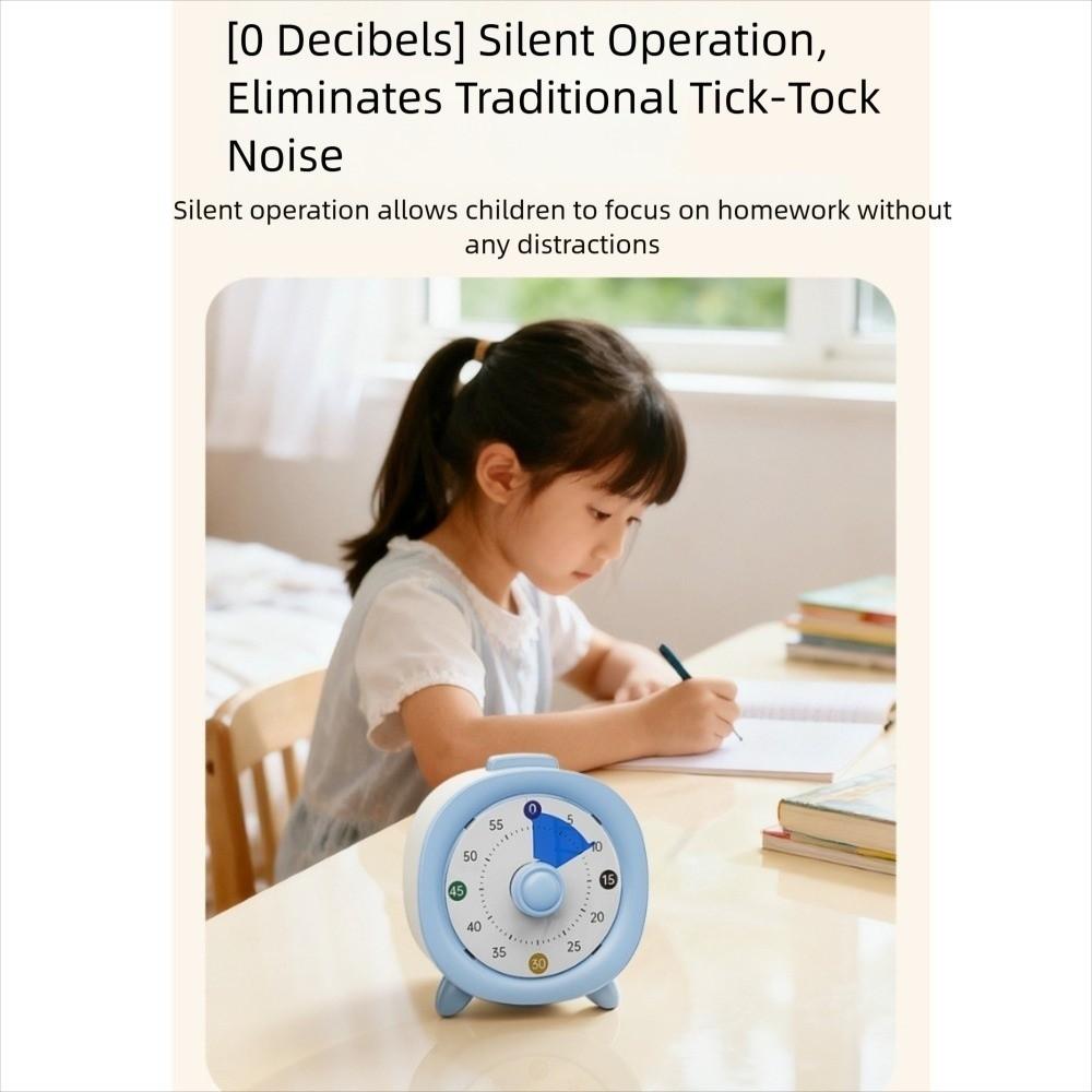 Runder/Quadratischer Countdown-Wecker Ultra Leise Küchenuhr Multifunktionaler Visueller Timer Innen