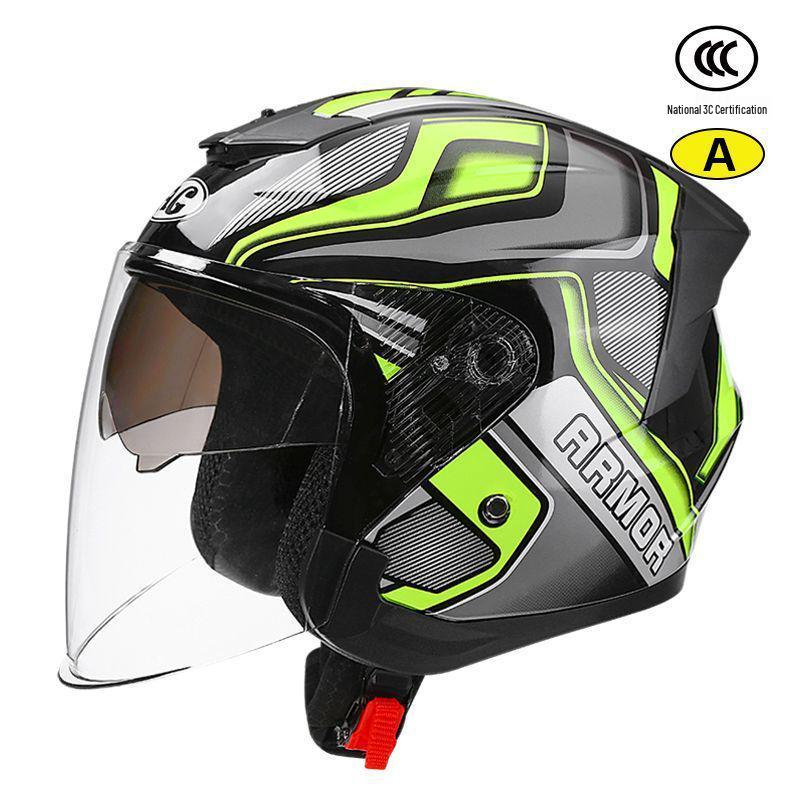 3C Certified Unisex Electric Motorcycle Helmet, All-Season, Winter Warmth