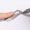 Portable Mini Opener Bottle Pocket Tool EDC 6 IN 1 Titanium Alloy Crowbar Keychain Outdoor Multifunction Camping Gear Gift