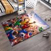 Soccer Celebration Carpet with Diverse Fans and Flags Design Suitable for use as an anti-slip for living room bedroom sofas