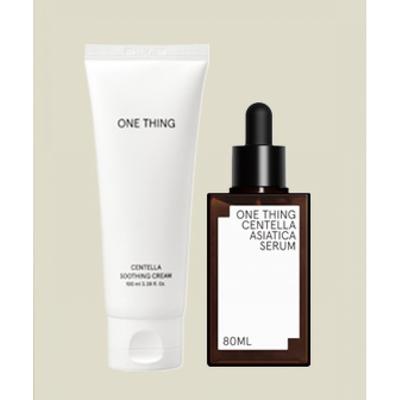 Onething Centella Serum 80ml + Soothing Gel Cream 100ml