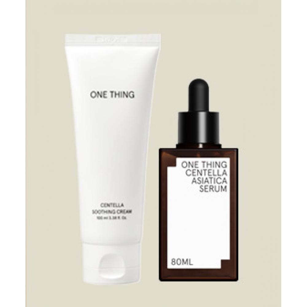 Onething Centella Serum 80ml + Soothing Gel Cream 100ml none