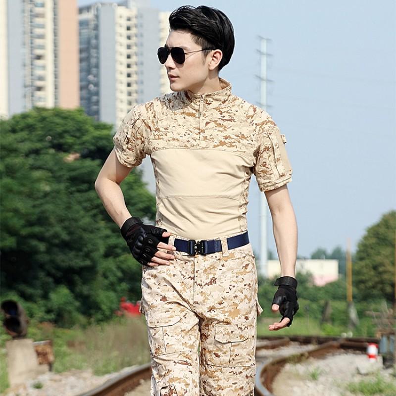 

Camouflage Uniform G3 Frog Agent Short-sleeved Men Women s Knitted Real Person Cs Outdoor Military Training Instructor S