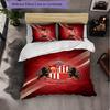 Biancheria da letto a tema Sunderland Set 3 pezzi Copripiumino Biancheria da letto decorativa per camera da adolescente Decorazione per la casa