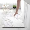 Diatom Thickening Printing Mat Bathroom Bath Nonslip Carpets In Wash Basin Bathtub Side Floor Rug Shower Room Doormat Memory Foam 3d Pad