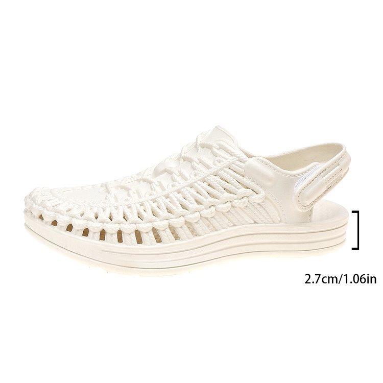 Fashion 2025 NEW Women's Thick Sandals Summer Outdoor Fashion Ins Anti-Slip Soft Bottom Beach Sandals Open-Toe Comfortable