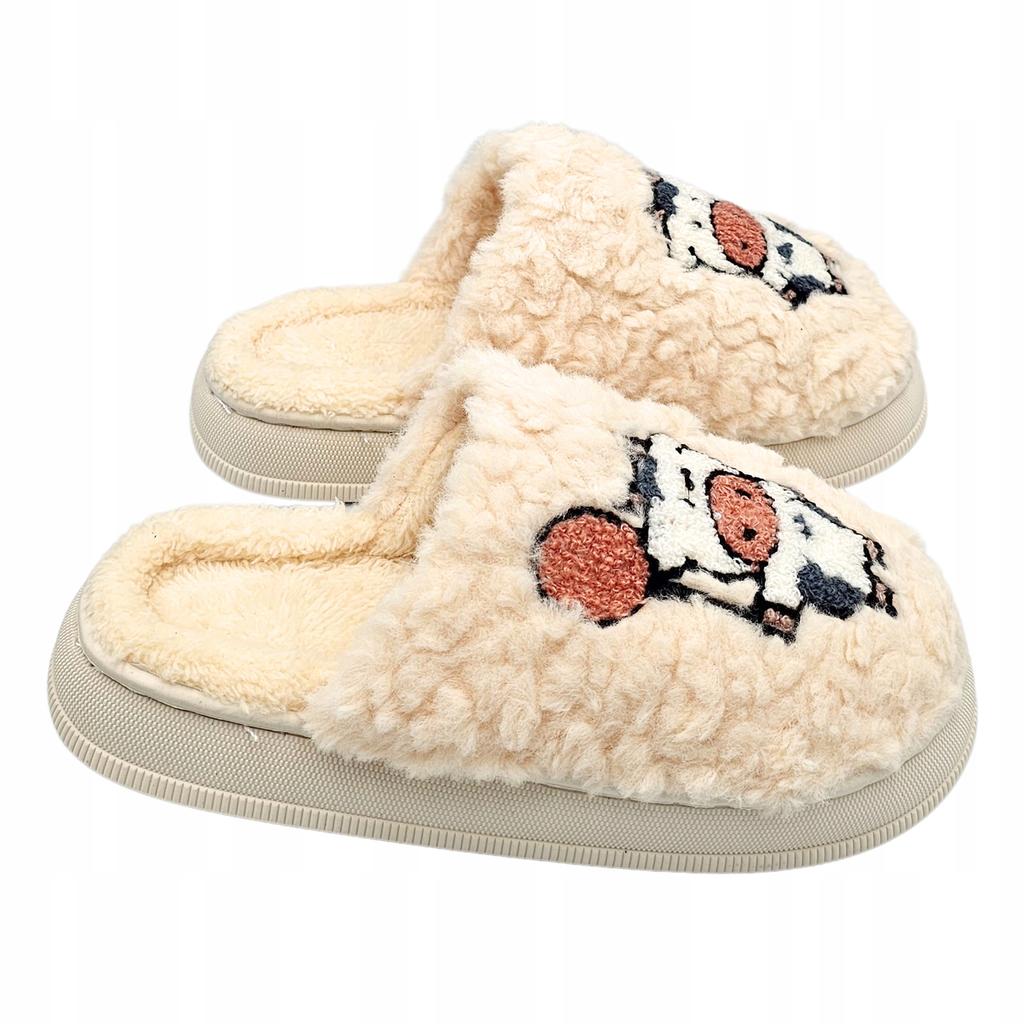 Women's Slippers Warm Home Slippers With Cow Pattern S. 38-39