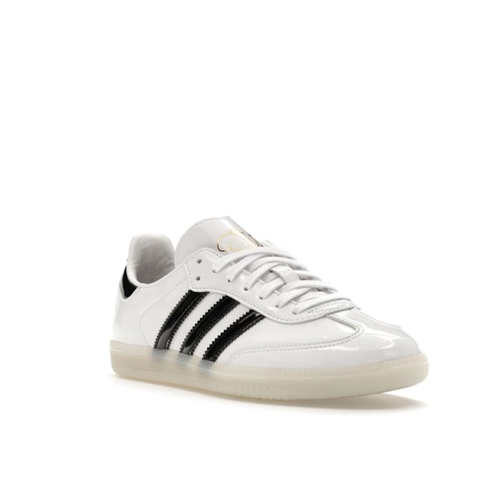 Adidas Jason Dill x Samba White Black Unisex Sneakers Cloud-White Core-Black Gold-Metallic IE5158