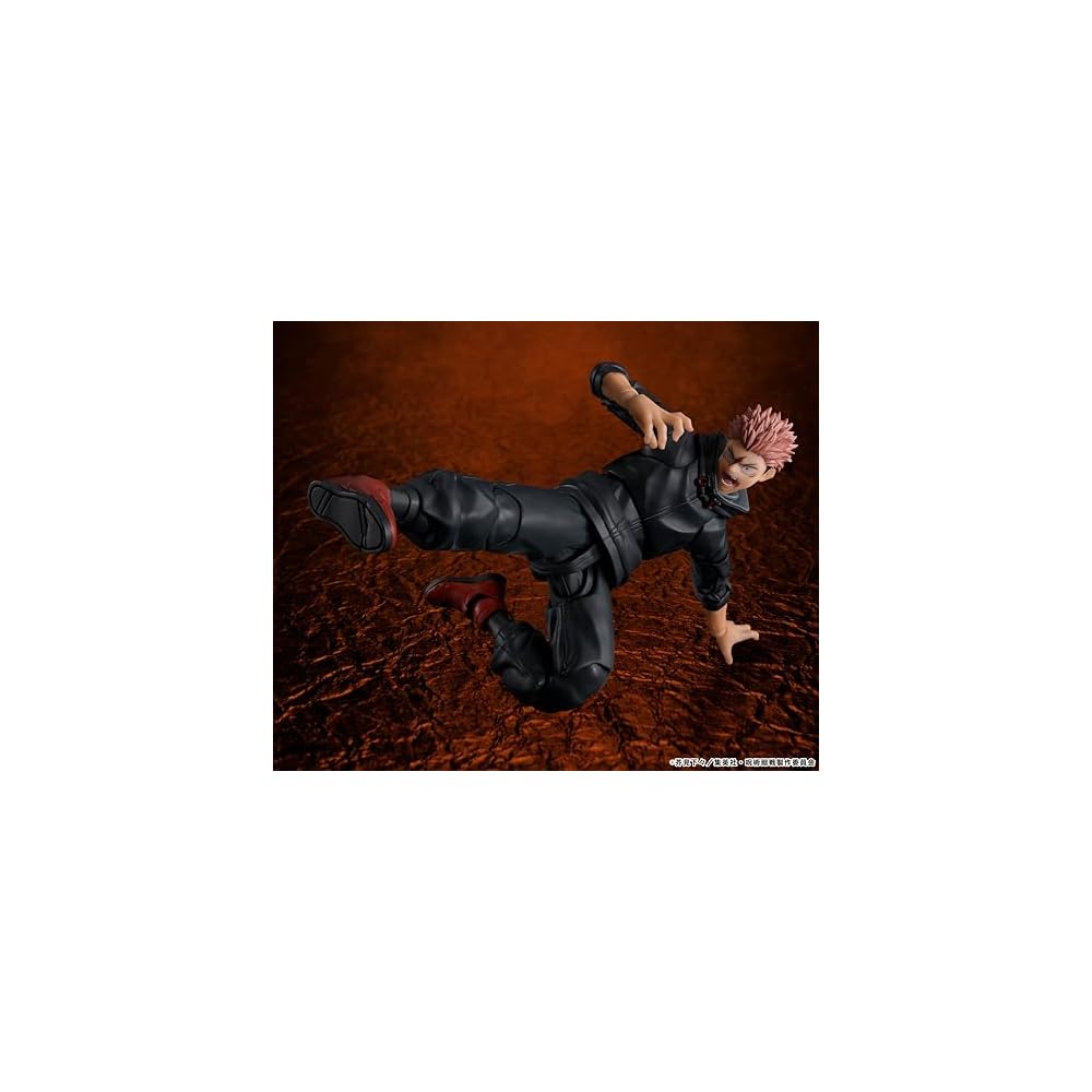 TAMASHII NATIONS S.H. Figuarts Jujutsu Kaisen Yuji Itadori Sukuna Vessel 150mm PVC ABS Action Figure