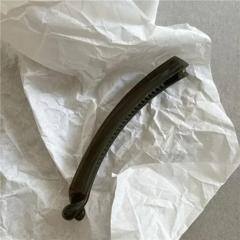 

Милые однотонные заколки-крабы для волос в виде банана для женщин, девочек, шпилька, ободок, аксессуары для волос, которые не повреждают волосы, головной убор, украшение