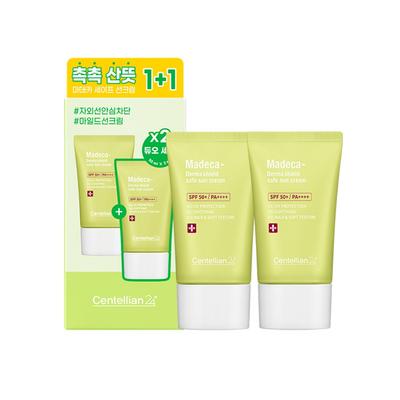 Centellian24 Madeca Derma Shield Safe Sun Cream Duo (50ml*2 Units) SPF50+ PA++++, 50ml, 2 Units