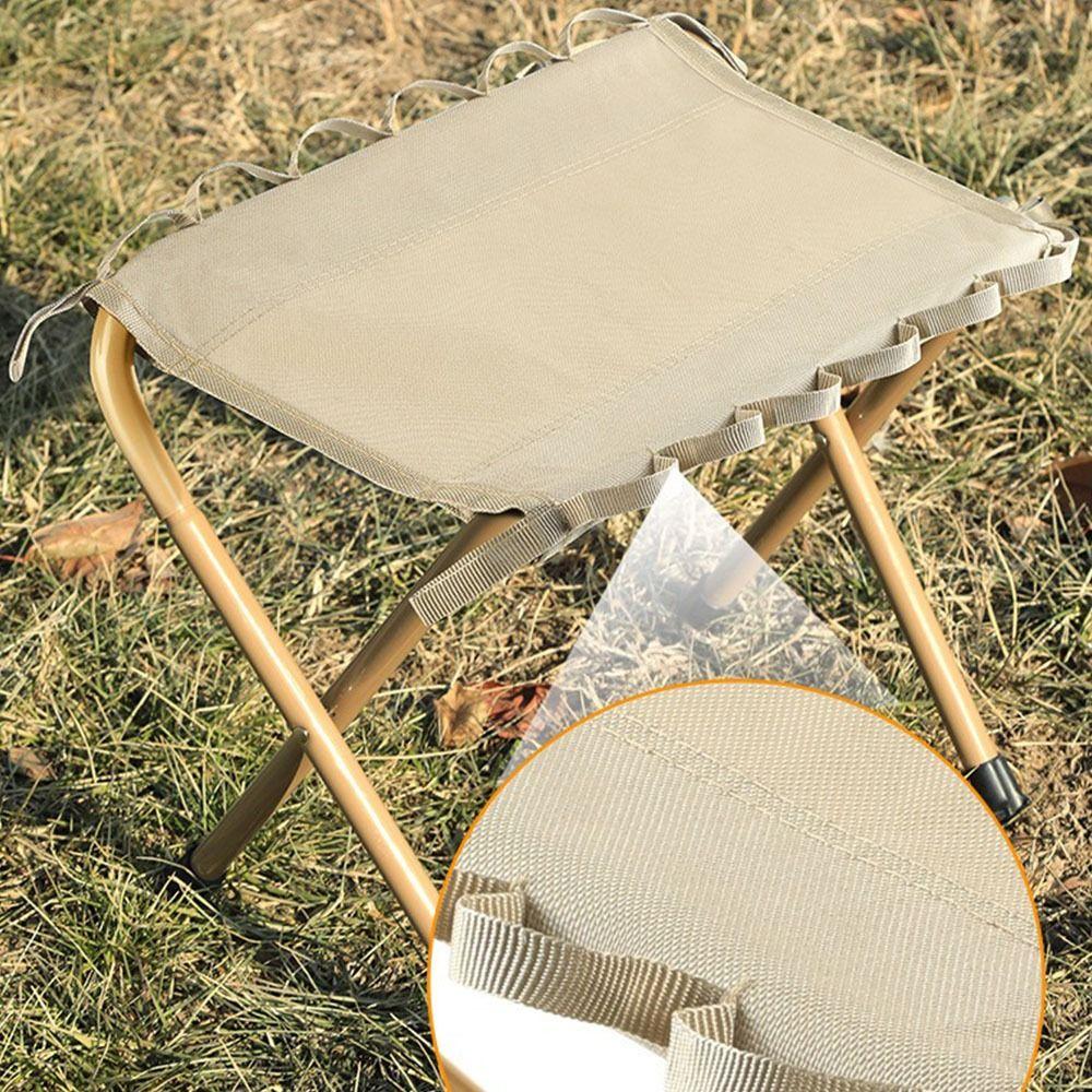 Compact Design Camping Stools Lightweight Fishing Chair Folding Foot Stool Outdoor Camping