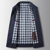 Spring and Autumn Lapel Middle-aged and Young People Light Luxury Business Trench Coat Thin Casual Jacket