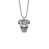 Retro Ram Horns Skull Necklace Men's Trendy Hip-hop Style Clavicle Chain Fashion Pendant