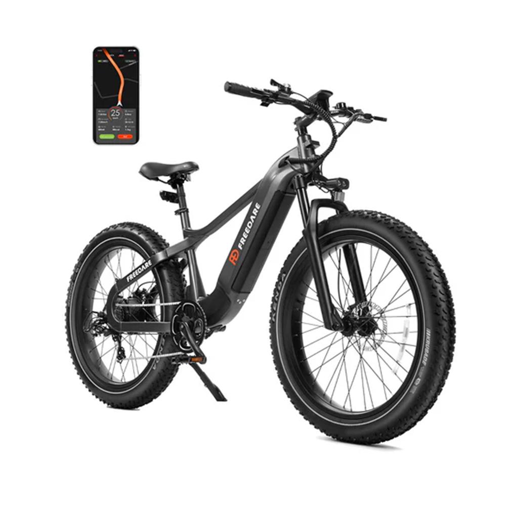 FREEDARE Saiga Electric Mountain Bike 250W BaFang Motor,48V20Ah Battery,with GPS Smart App Control