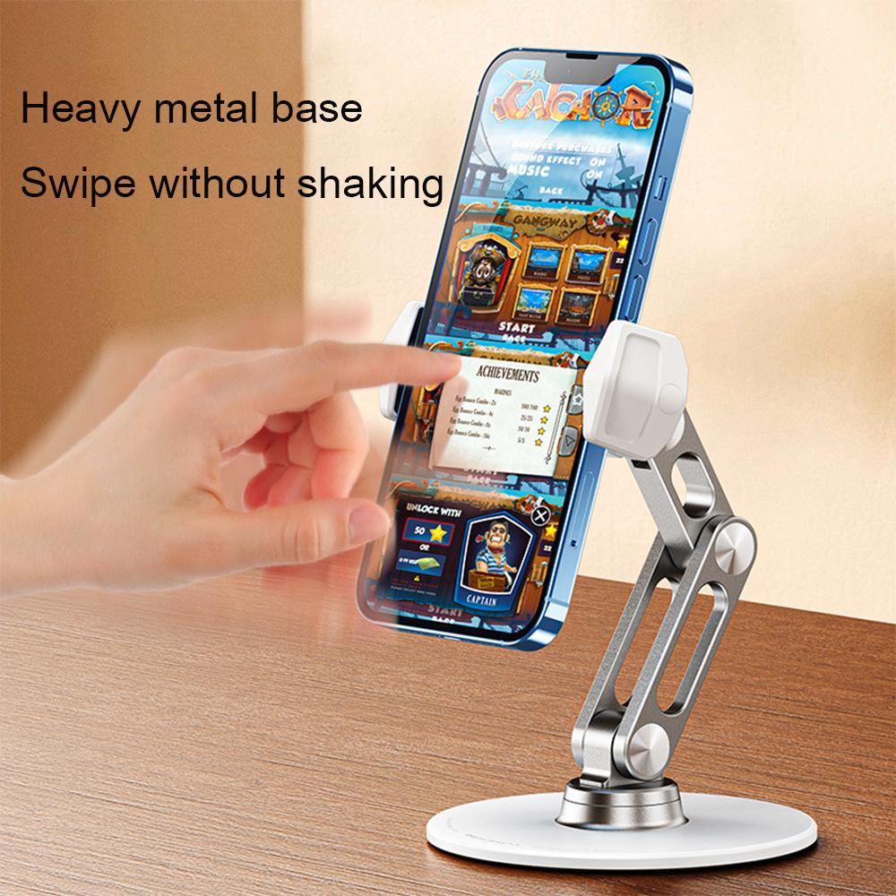 Phone Holder 360 Rotatable Adjustable Foldable Portable Holders for IPhone 15 14 13 Samsung Xiaomi Huawei Mobile Phones Support