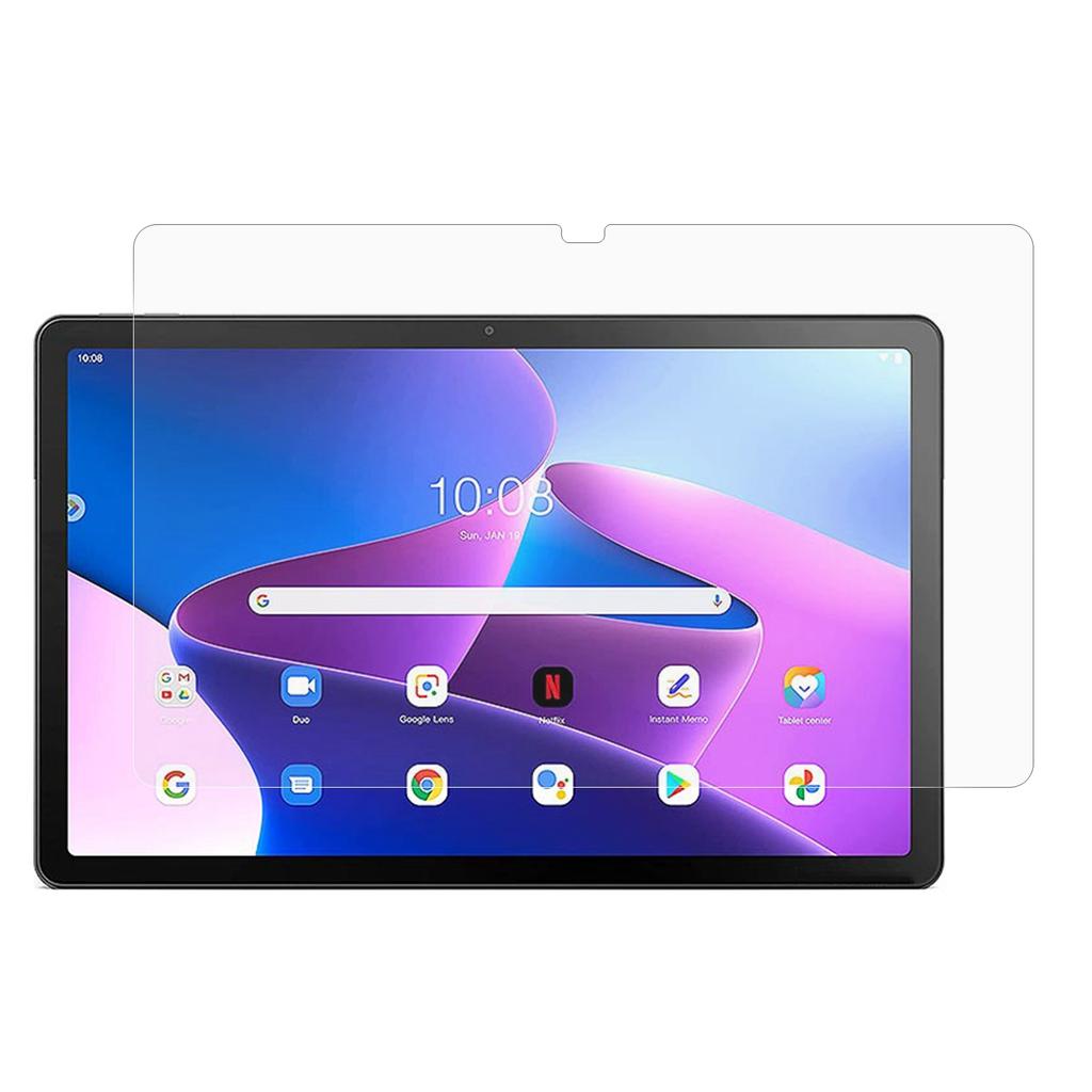 For Lenovo Tab M10 Plus (3rd Gen)/Xiaoxin Pad 2022 10.6 inch Arc Edge Screen Protector Anti-fingerprint HD Clear Full Cover Tempered Glass Film