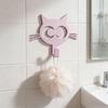 Set Of 2 Playful Cats Wall Hooks Easy To Installation Metal Construction Hanger for Coats Bags And Daily Essential