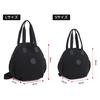 NOTAG Women's Nylon BackpackShoulder Bag, Large Capacity, Round Shape, Suitable for Girls, Crossbody, 2-Way, Shoulder, Handbag, Mini Backpack, Small,