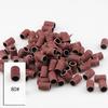100pcs Nail Art Sanding Bands 80# 120# 180# Grinding Sand Ring Bit Manicure Tools